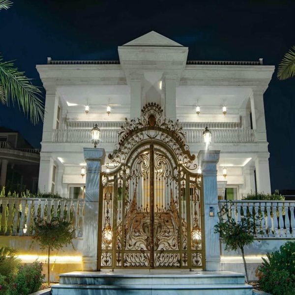 درب حیاط ویلایی فلزی در شیراز