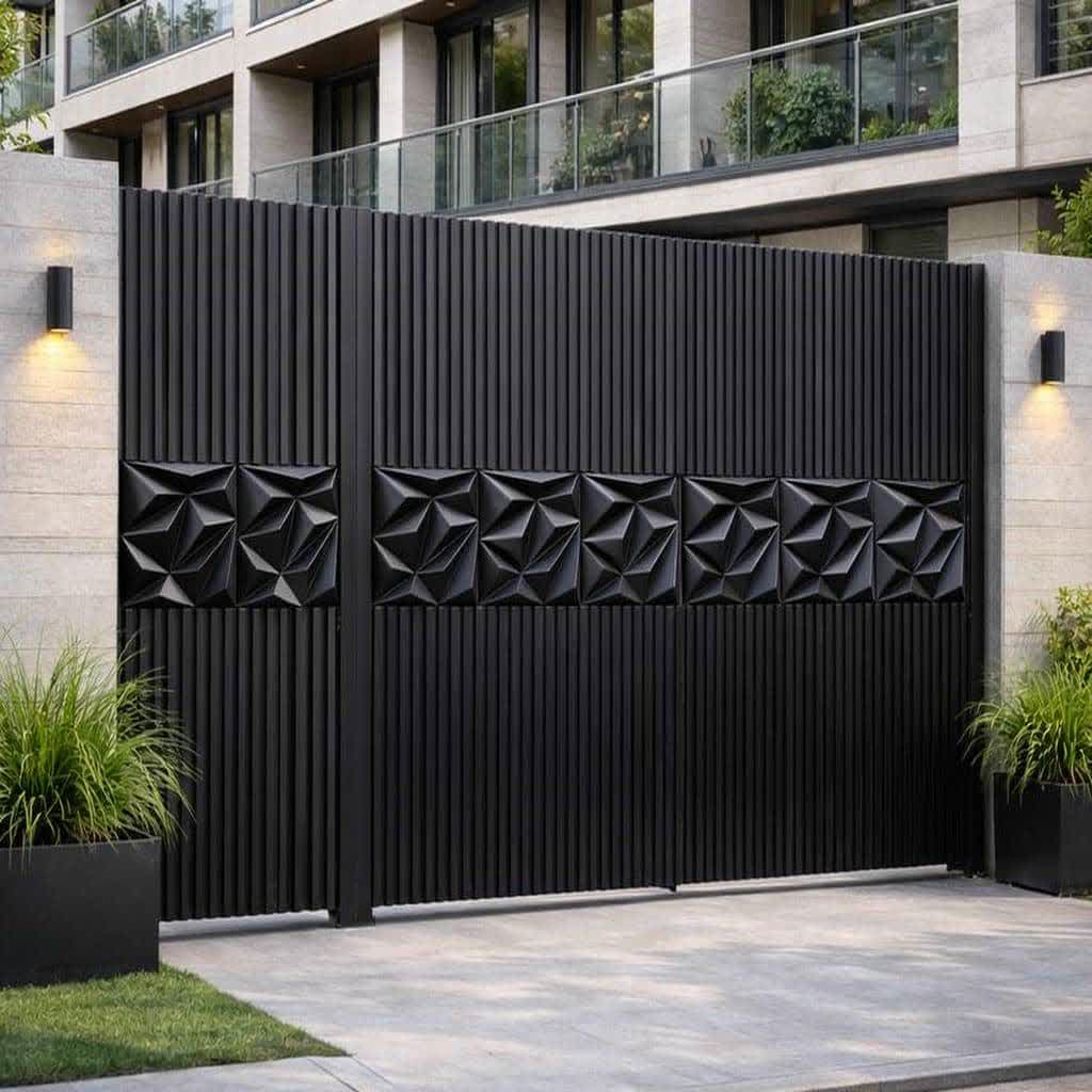 درب ویلایی فرفورژه در شیراز