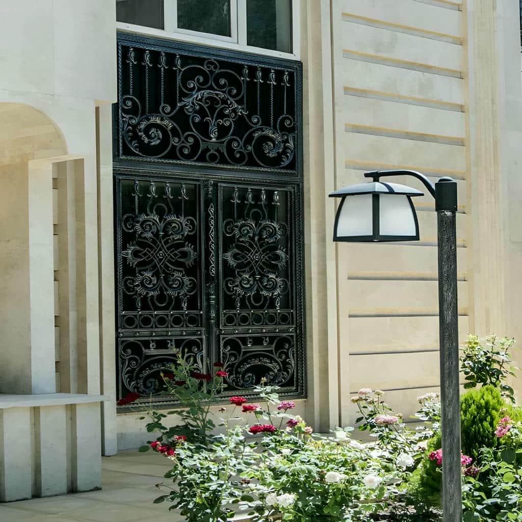 قیمت درب حیاط ساده و شیک رنگ در شیراز