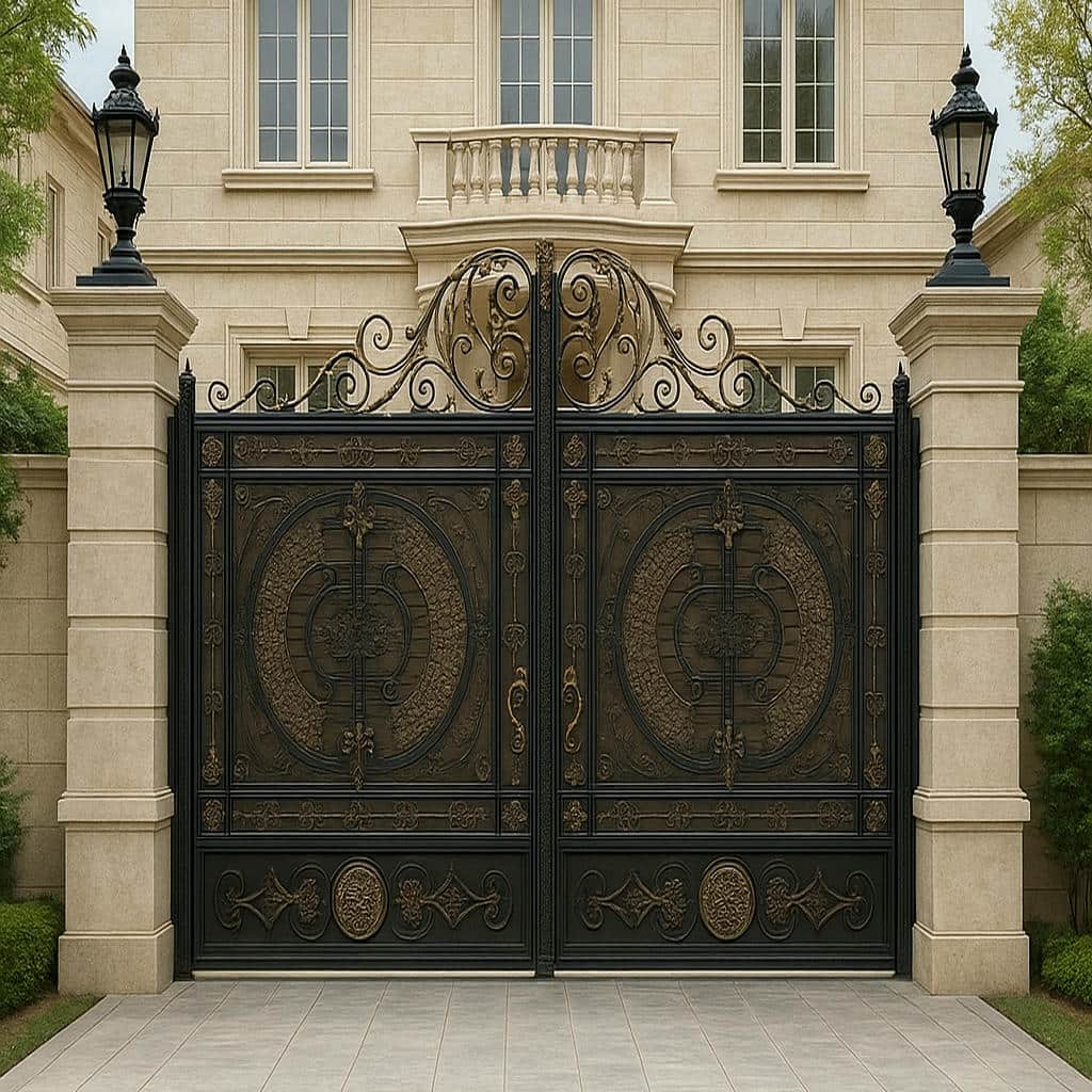 درب فلزی ارکیده در شیراز