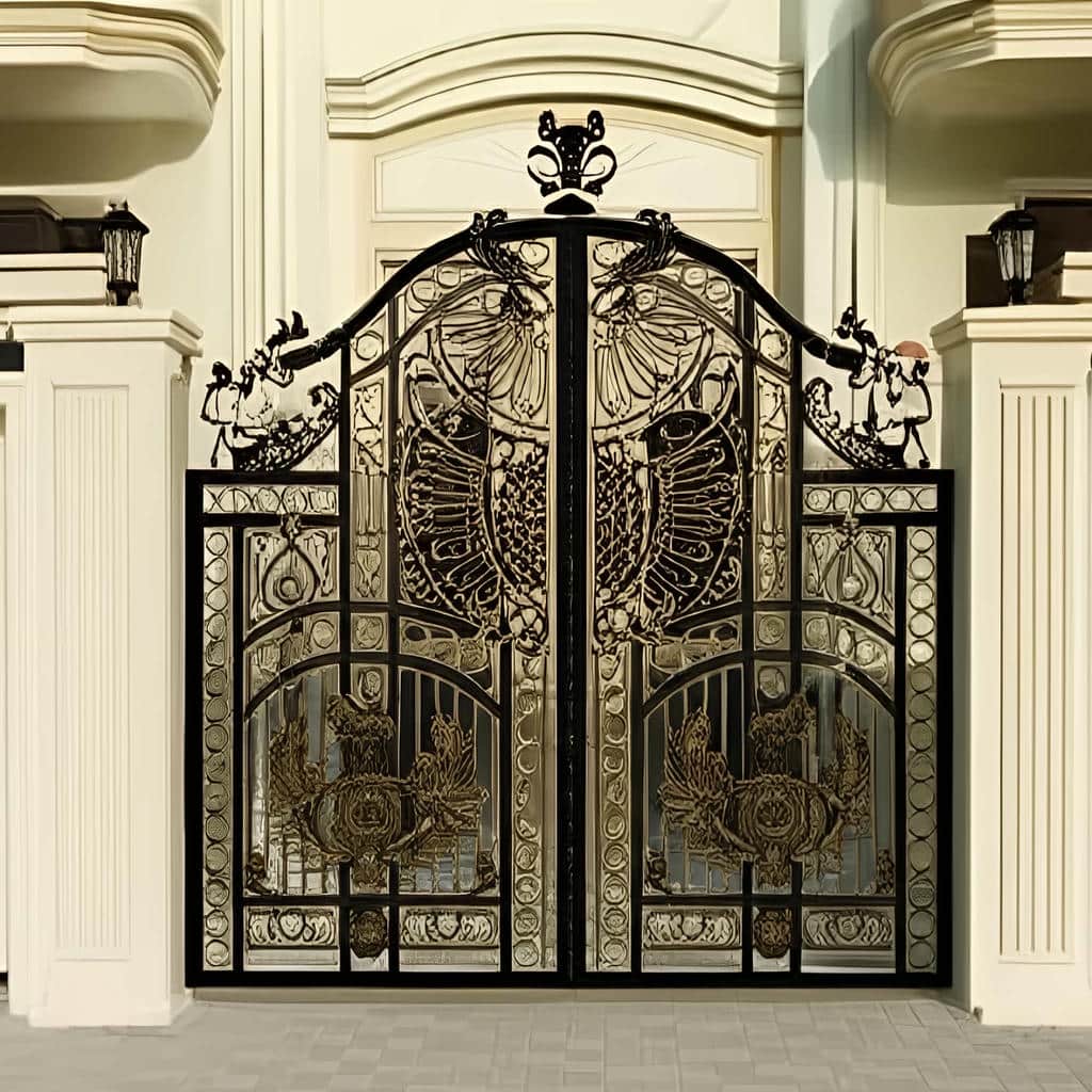 نصب درب فلزی باکینگهام ابعاد در شیراز