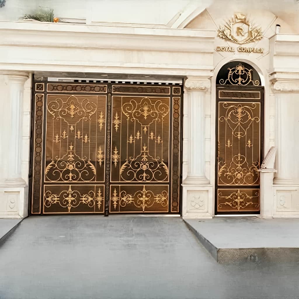 خرید درب فلزی غنچه فرفورژه در شیراز