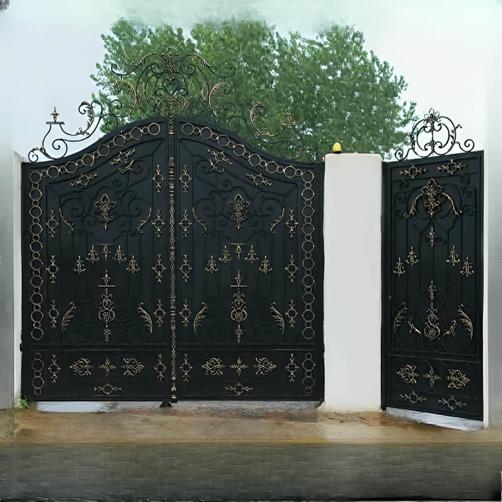 نصب درب فلزی غنچه ماشین رو در شیراز