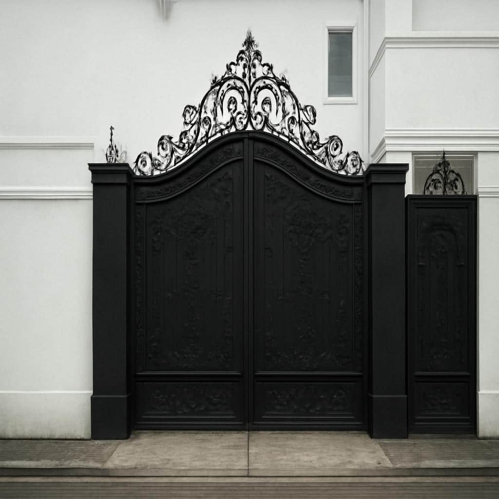 درب فلزی غنچه در شیراز