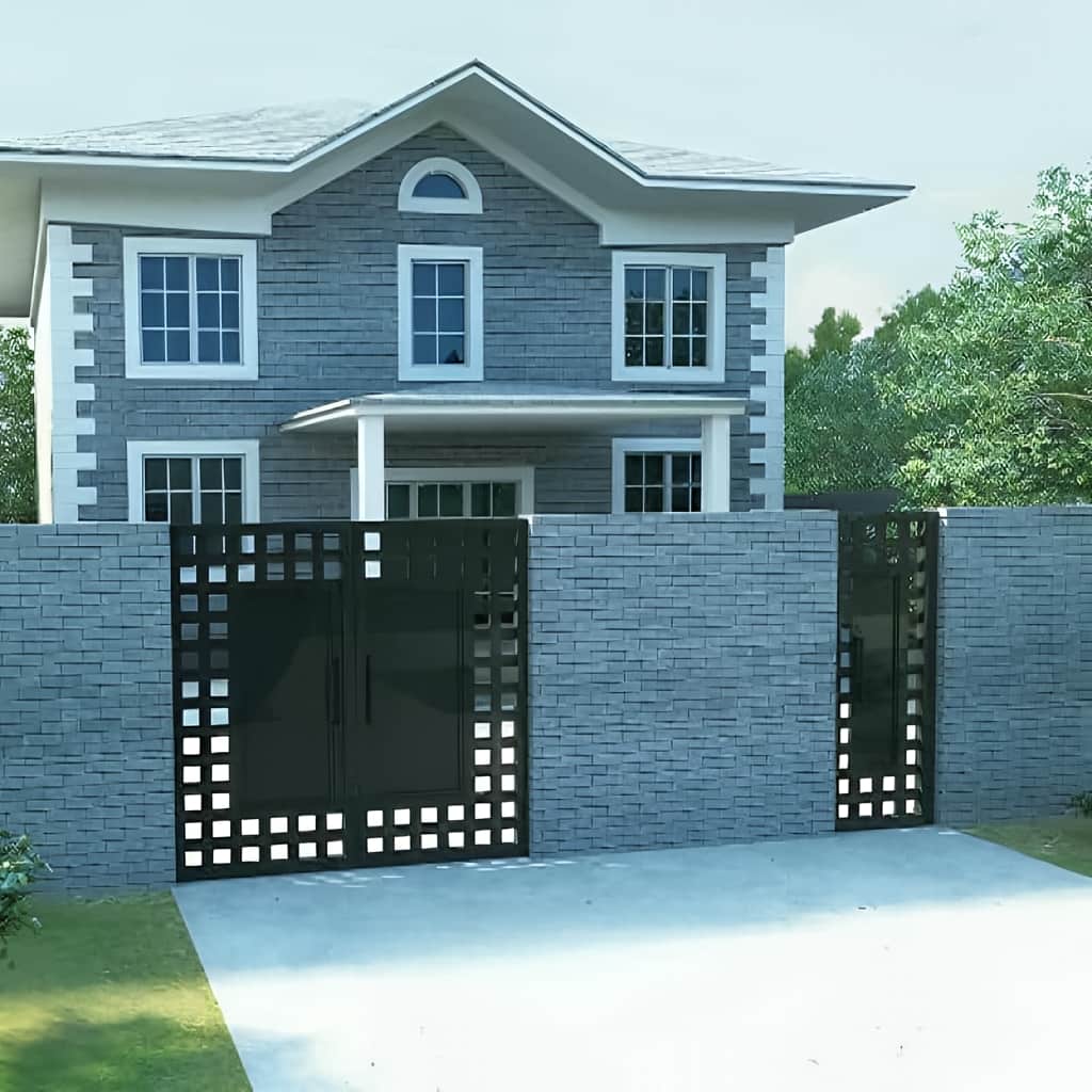 نصب درب فلزی مدرن کوآدرا لولایی در شیراز