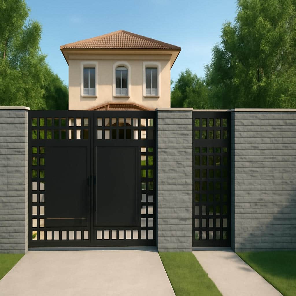 درب فلزی مدرن کوآدرا در شیراز