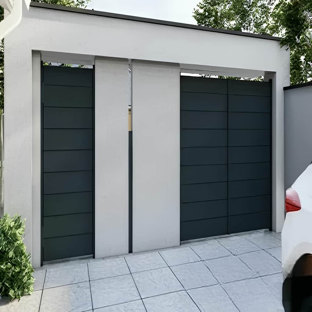 فروش درب فلزی مدرن کیت کت افقی سفارشی در شیراز