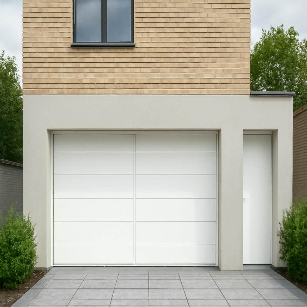 درب فلزی مدرن کیت کت افقی در شیراز