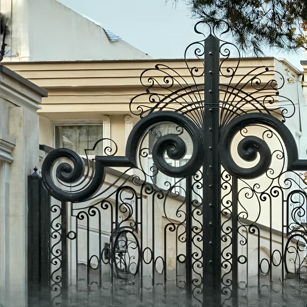 نصب درب فلزی نگین لولایی در شیراز