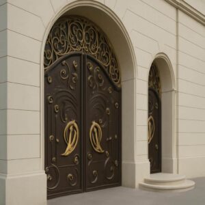 درب فلزی پروانه در شیراز