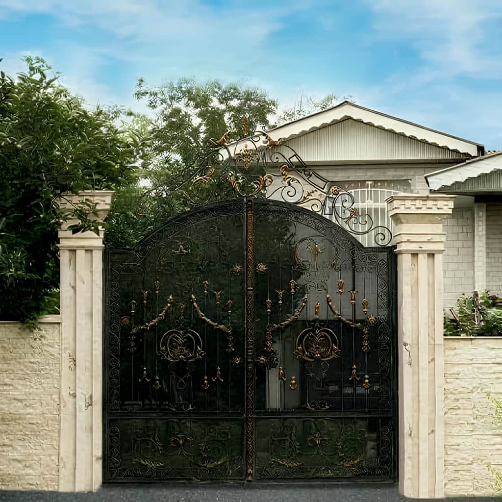 قیمت درب فلزی پیچک رنگ در شیراز