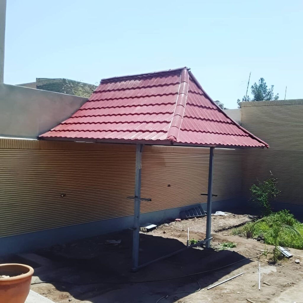 آردواز حیاط و پارکینگ در شیراز
