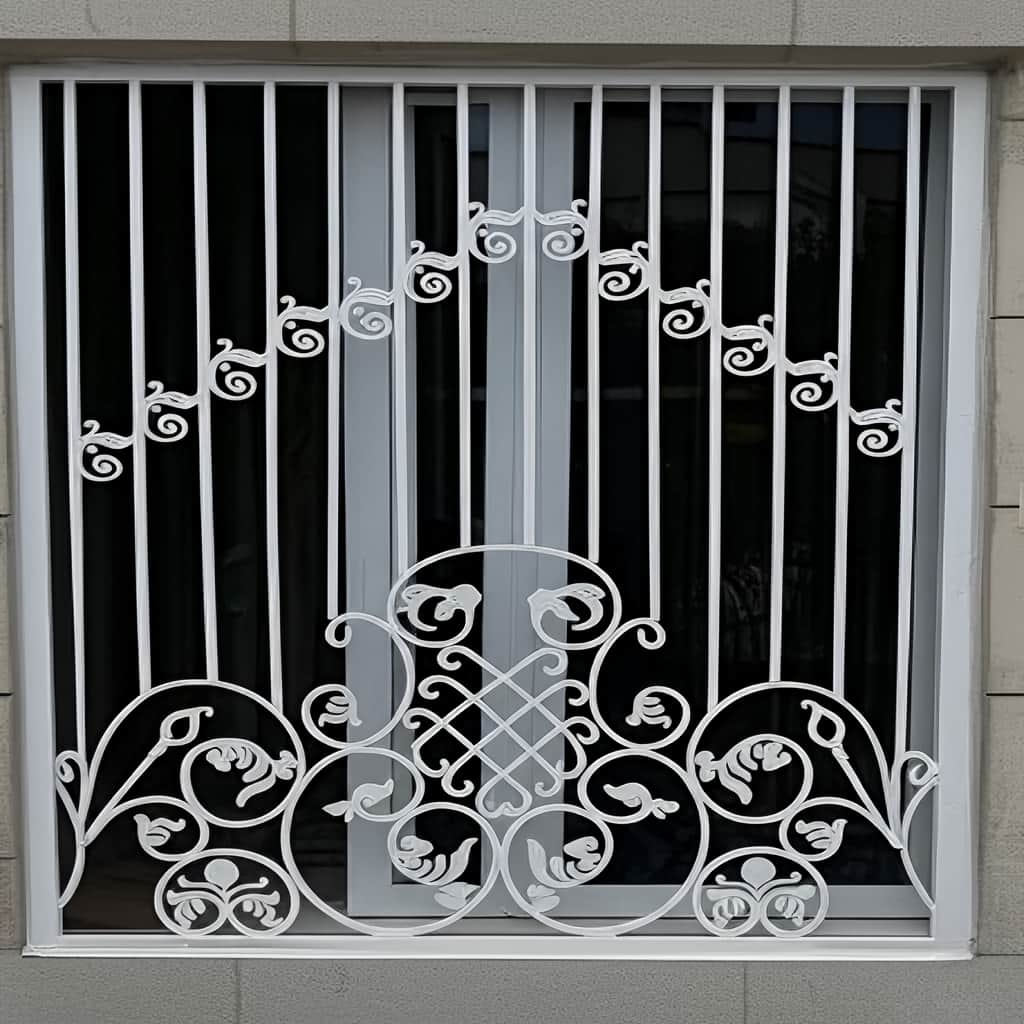 ساخت حفاظ پنجره طرح دار لیزری با نقش مرکزی در شیراز