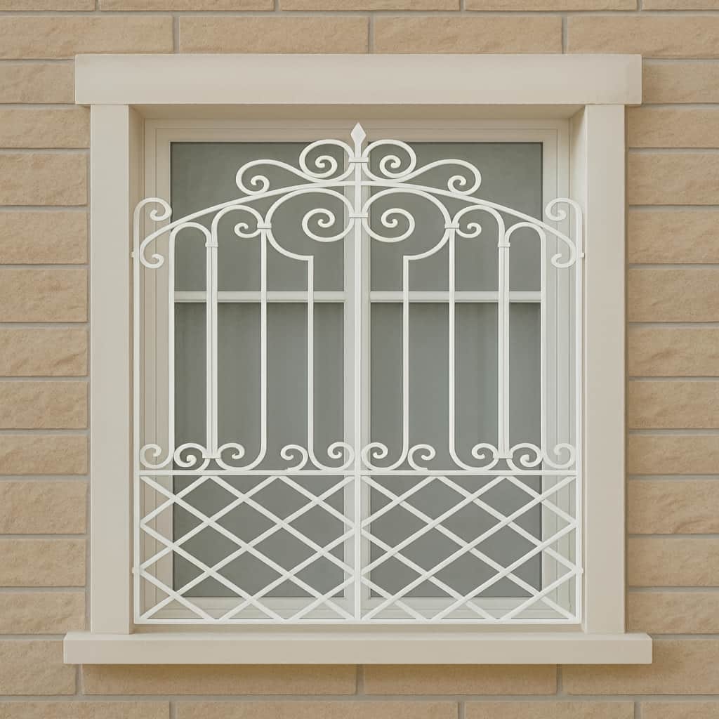 اجرای حفاظ پنجره طرح دار لیزری کم‌تراکم در شیراز