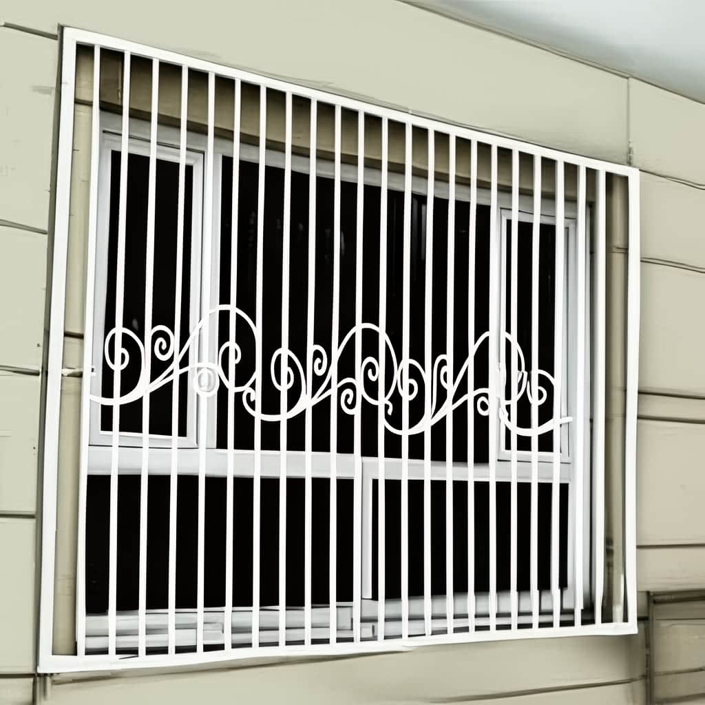اجرای حفاظ پنجره پروفیلی قوطی آهنی داخل دهانه در شیراز