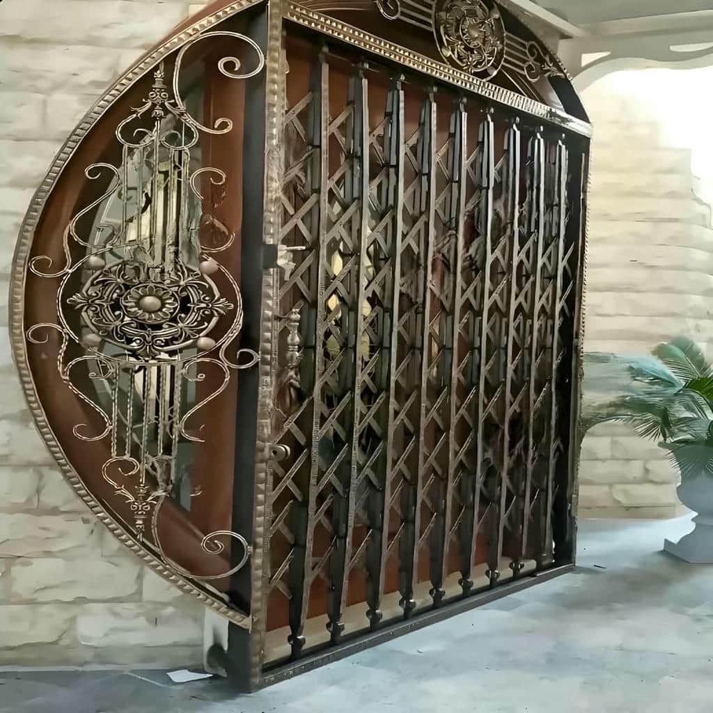 خدمات نصب حفاظ آکاردئونی لوزی تسمه پهن برای پاگرد در شیراز