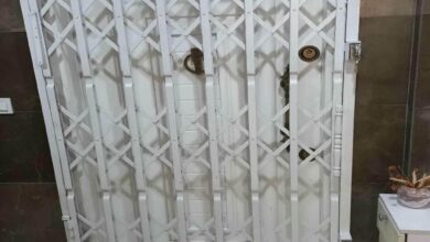 7 مدل درب آکاردئونی طلایی سلطنتی در شیراز