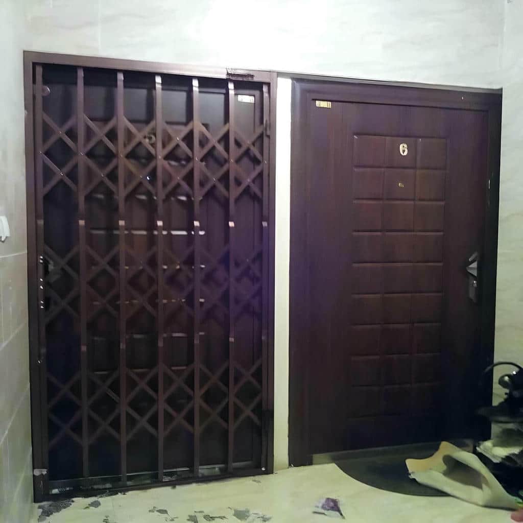 قیمت حفاظ درب آپارتمان ضد دیلم با قفل مناسب در شیراز