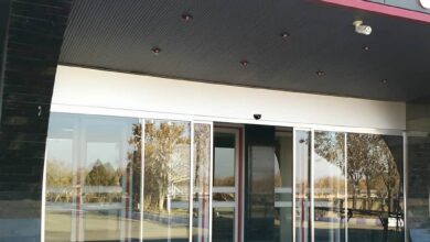 10 مدل درب اتوماتیک شیشه ای ورودی ساختمان اداری در شیراز