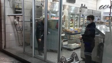 8 مدل درب اتوماتیک شیشه ای فریم لس سکوریت در شیراز