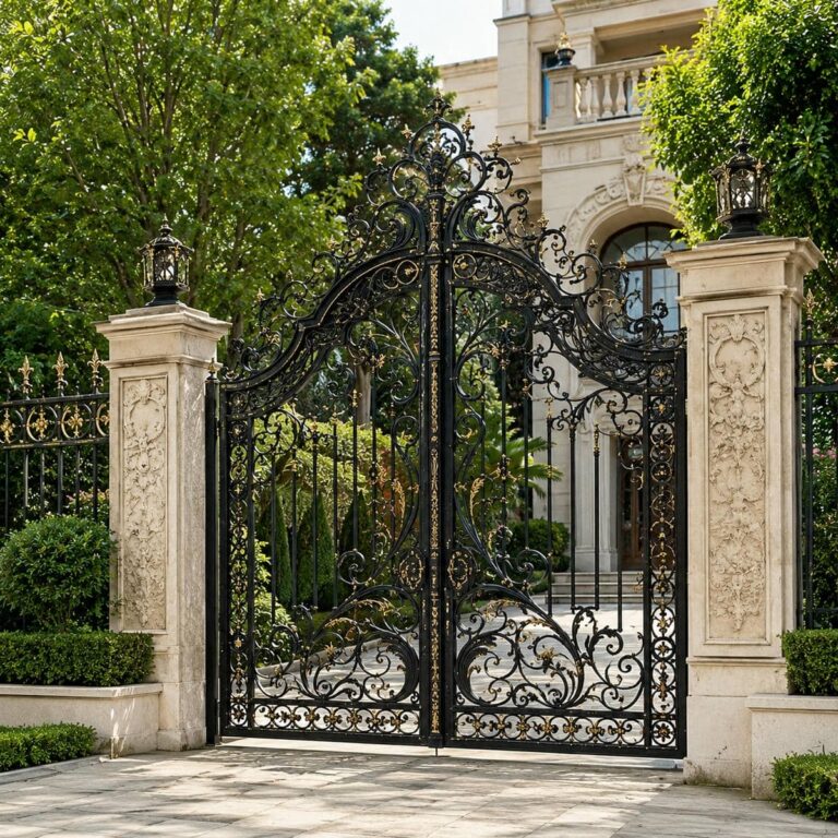 8 طرح درب پارکینگ برش لیزری طرح هندسی در شیراز
