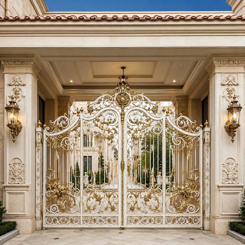 خرید درب حیاط ورودی محوطه متناسب با تردد در شیراز