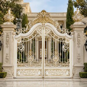 14 طرح درب حیاط ورق پانچ در شیراز