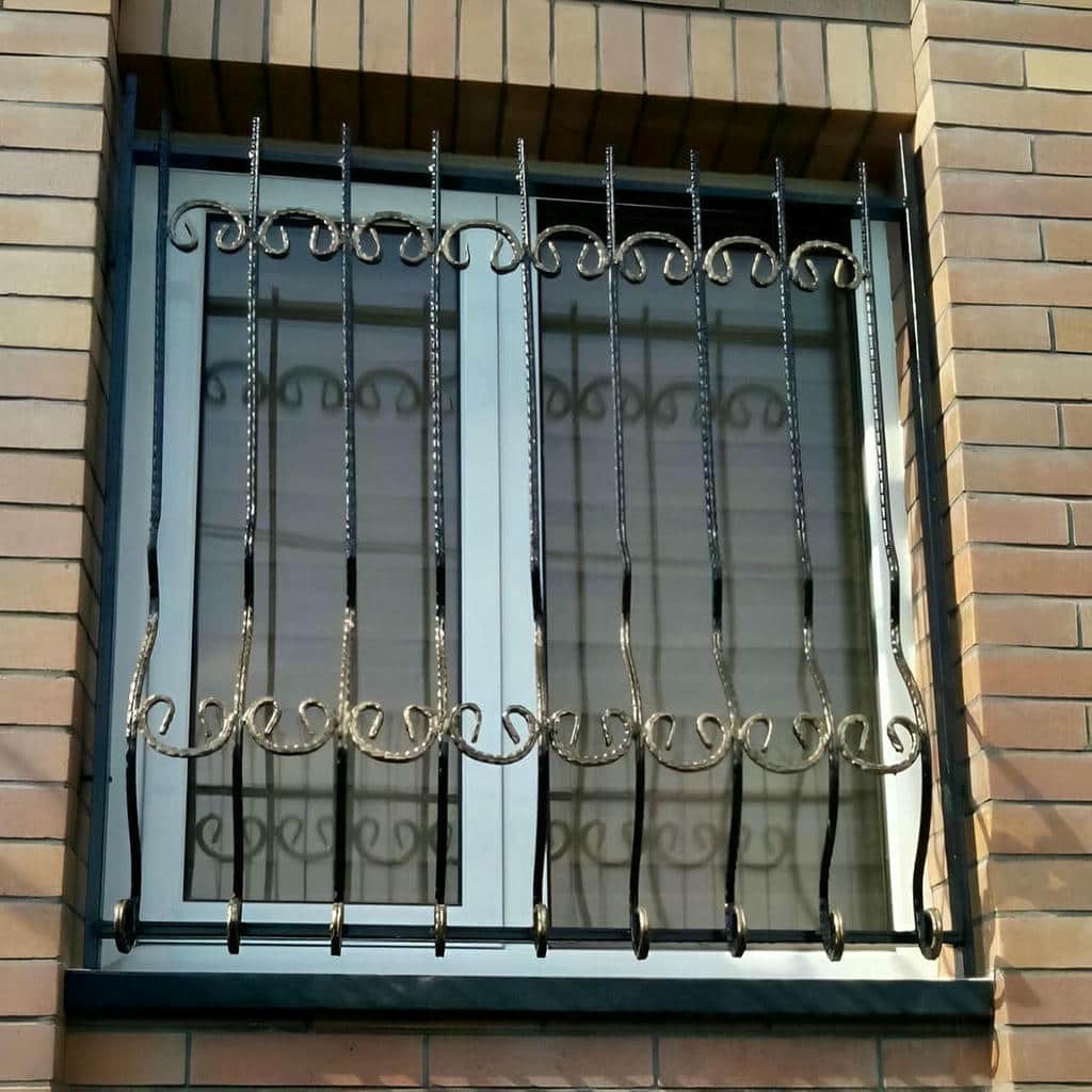 خرید حفاظ پنجره رنگی کوره ای سفید مات در شیراز