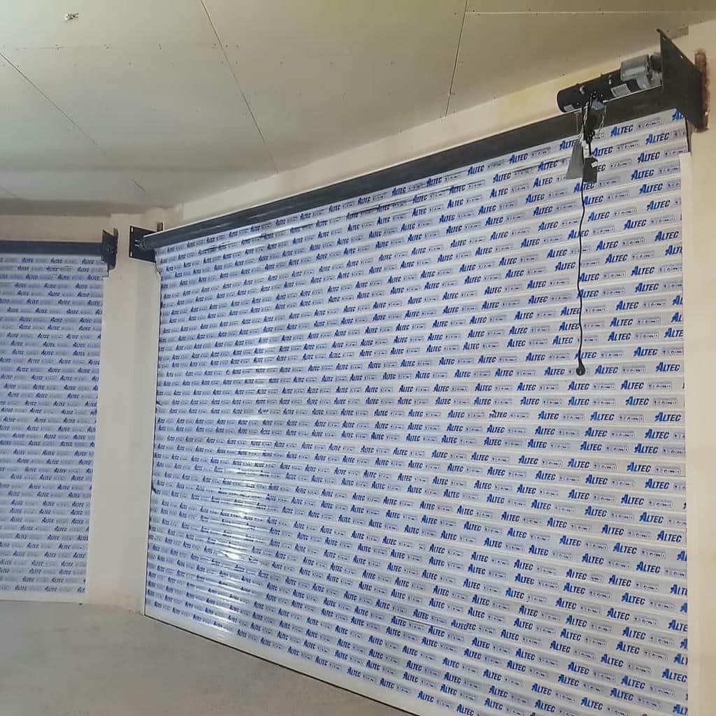 اجرای درب کرکره ای پارکینگ اتوماتیک با موتور هماهنگ در شیراز