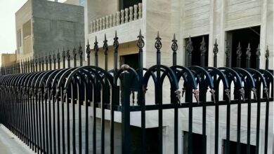 7 نمونه حفاظ دیوار کلاسیک سرنیزه در شیراز