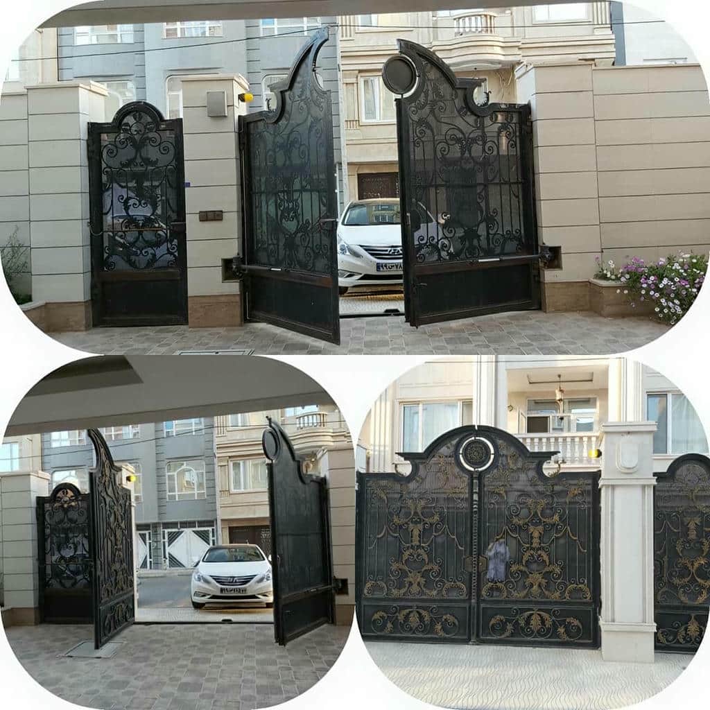نصب جک درب پارکینگ هیدرولیک صنعتی با بازوی مقاوم در شیراز