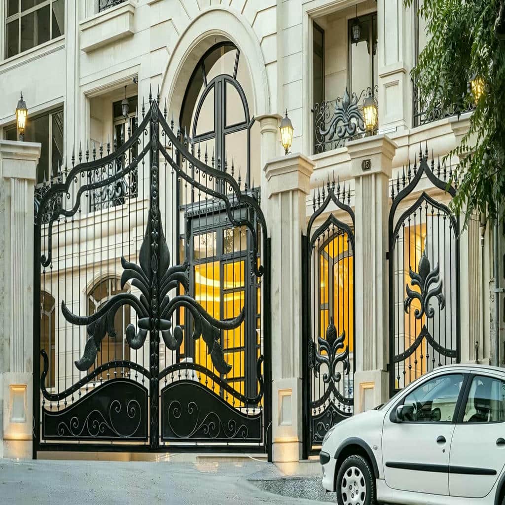 13 مدل درب پارکینگ دو لنگه عریض در شیراز