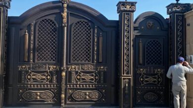 7 مدل درب ویلایی CNC پنل مشبک در شیراز