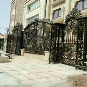 14 طرح درب حیاط CNC پنل مشبک در شیراز