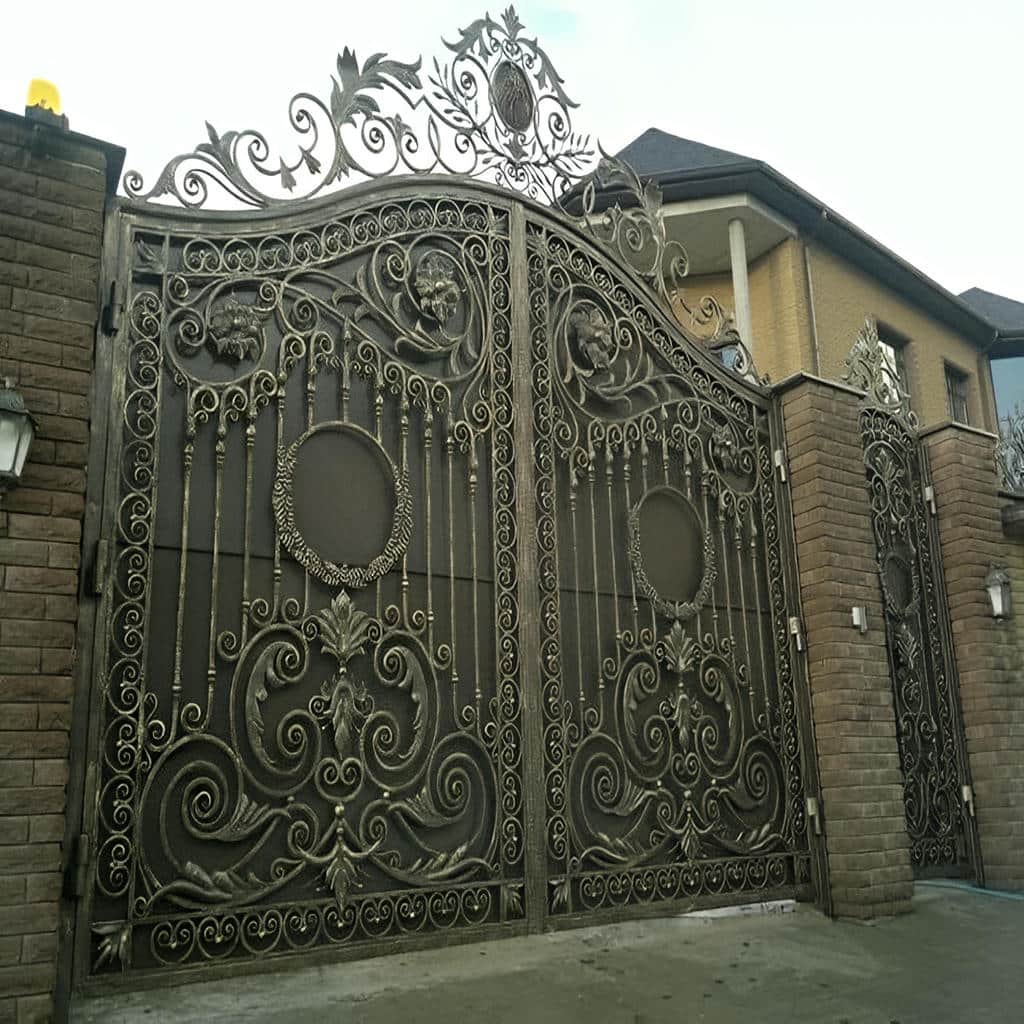 10 نمونه درب حیاط بزرگ پارکینگ در شیراز
