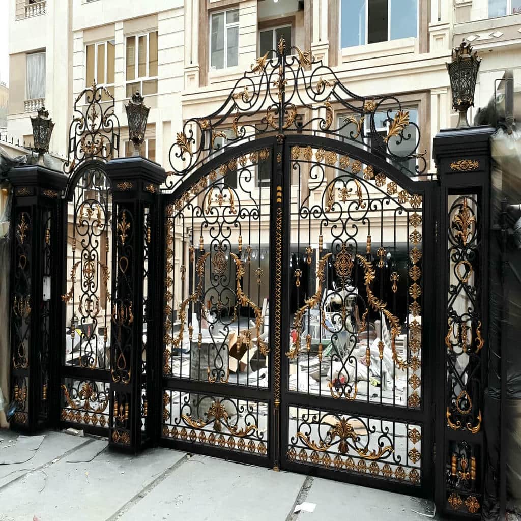 8 مدل درب ویلایی ورق پانچ در شیراز