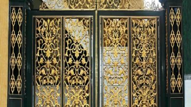 12 مدل درب ویلایی فرفورژه نمای رومی در شیراز