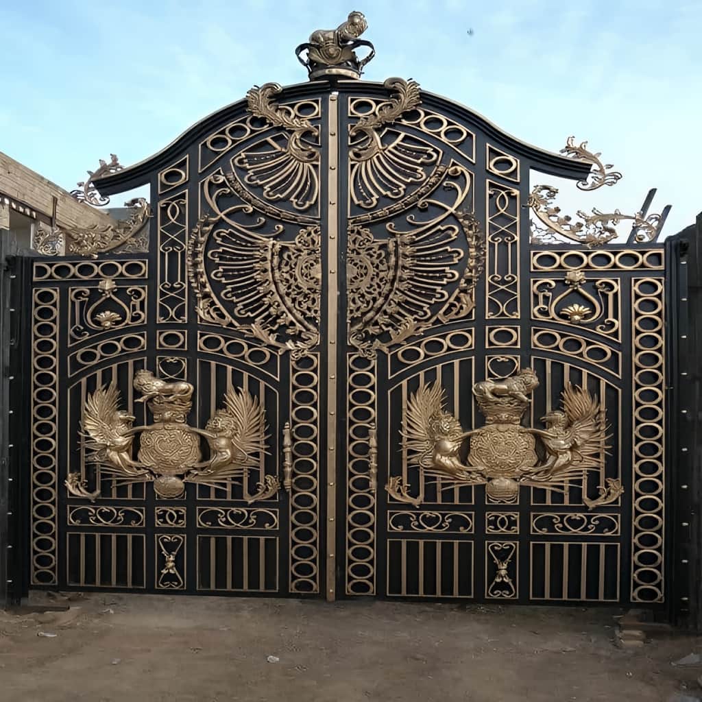 سفارش درب ویلایی ورودی شمالی با ابعاد اختصاصی در شیراز