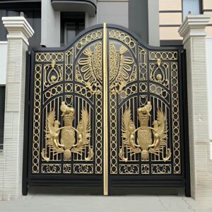 8 طرح درب ساختمان ساده شاسی فلزی در شیراز