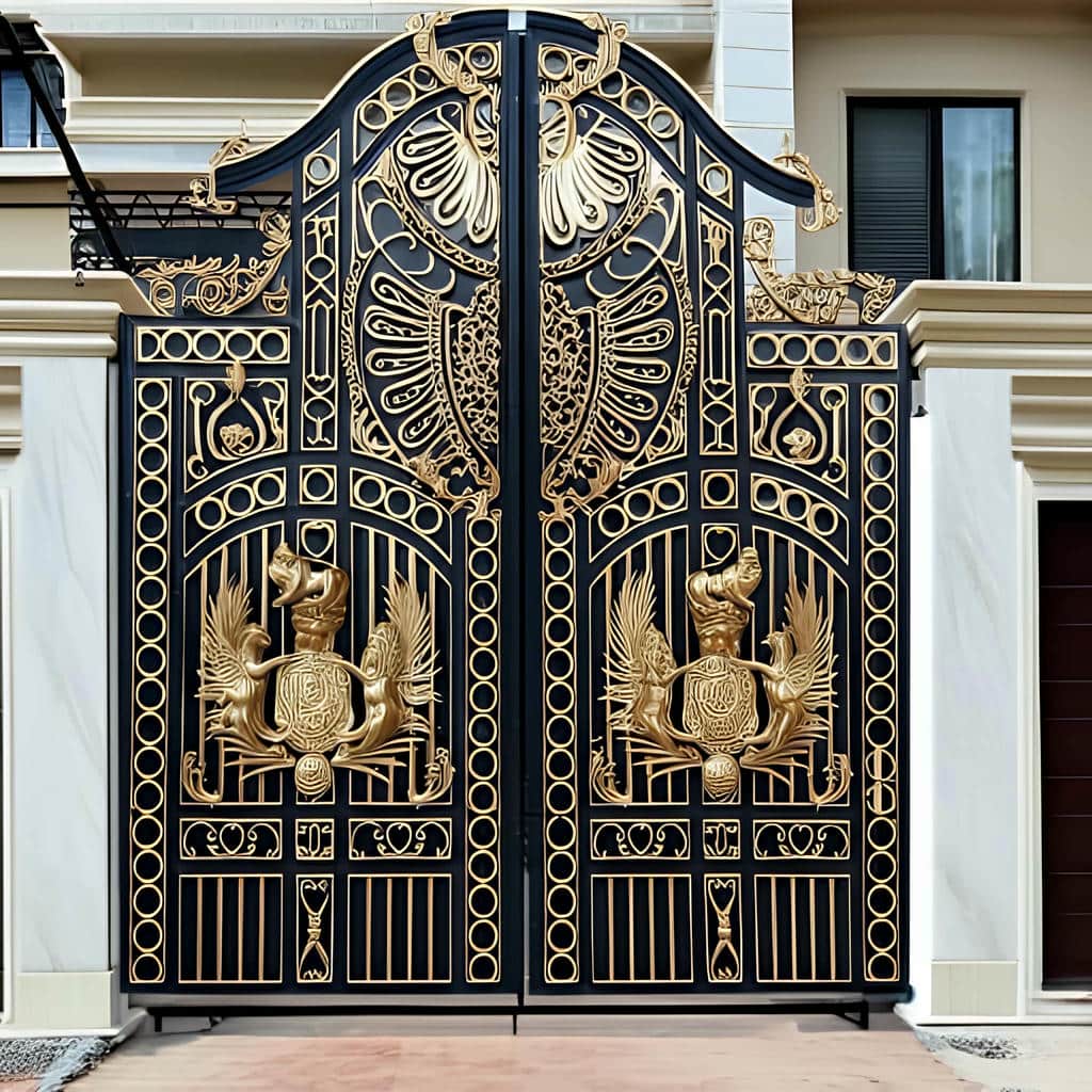خرید درب حیاط پانل دار با میزان پوشیدگی متناسب در شیراز