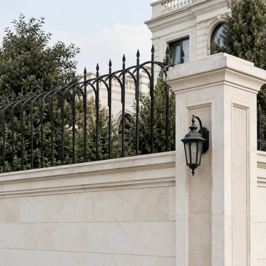 نصب حفاظ روی دیوار حیاط ساختمان مسکونی در شیراز نصب حفاظ روی دیوار حیاط ساختمان مسکونی در شیراز