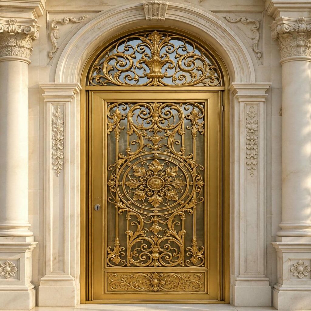 مدل درب حیاط آهنی نفررو ساده برای انتخاب آگاهانه در شیراز