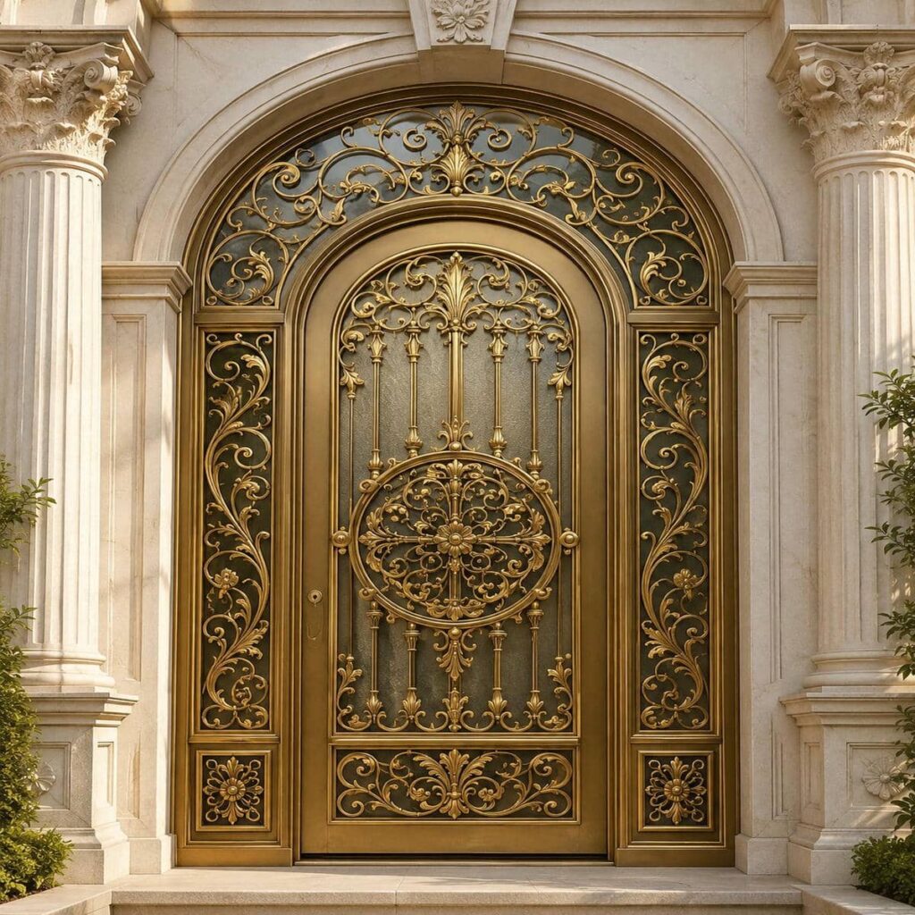 خرید درب حیاط آهنی نفررو متناسب با ورودی خانه در شیراز
