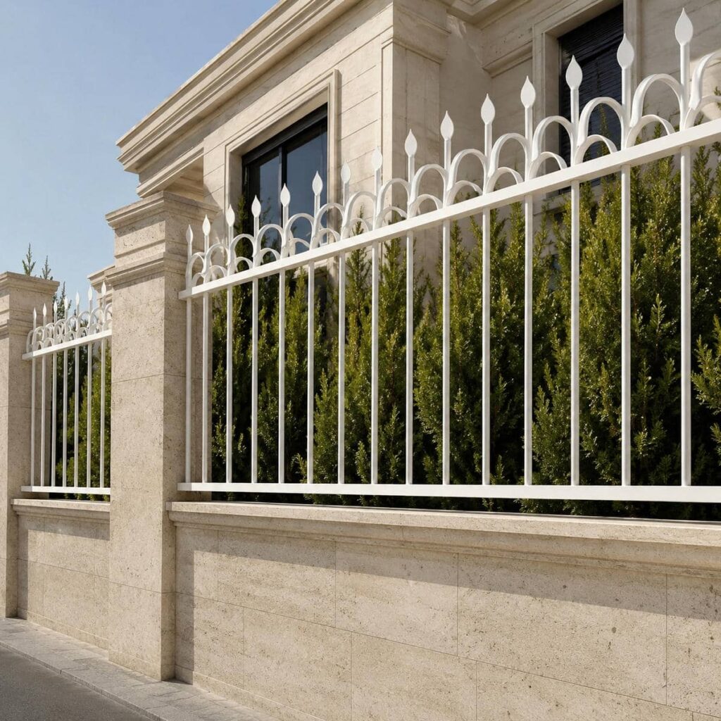 مدل حفاظ مناسب دیوار کوتاه حیاط با نمای ساده در شیراز مدل حفاظ مناسب دیوار کوتاه حیاط با نمای ساده در شیراز