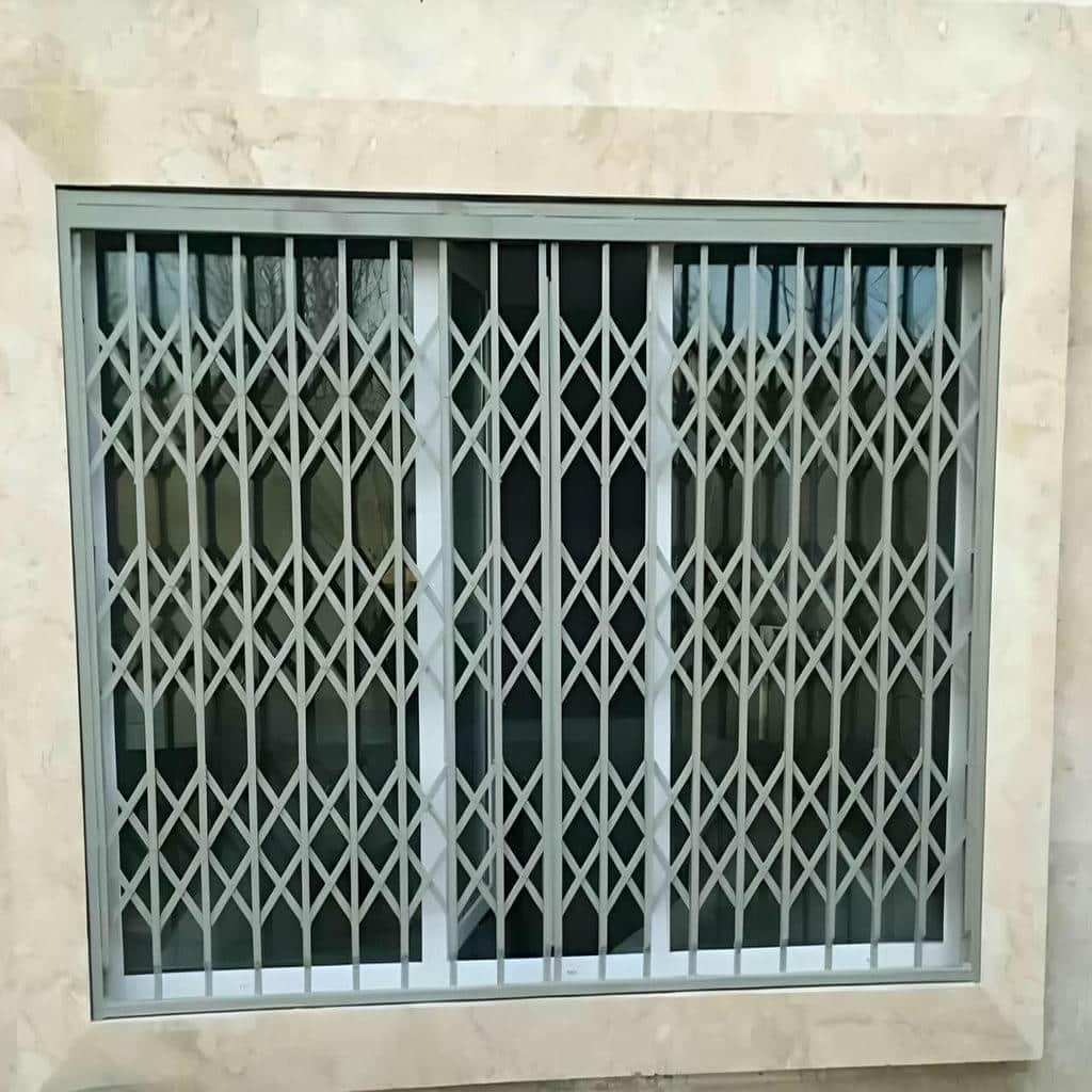 سفارش حفاظ پنجره ریلی بازشو دوطرفه برای دهانه عریض در شیراز