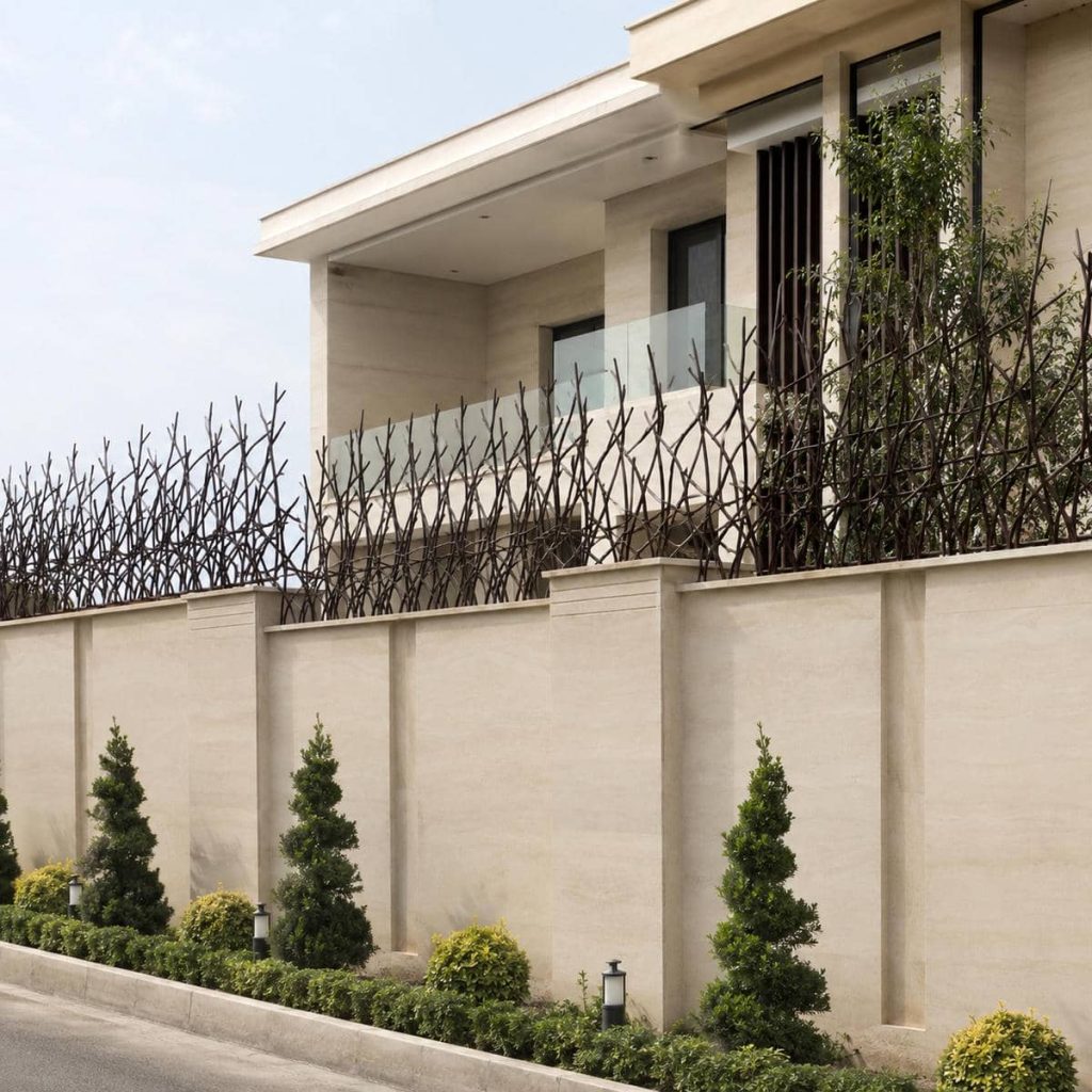 حفاظ شاخ گوزنی شیراز نمای مینیمال ساختمان حفاظ شاخ گوزنی شیراز نمای مینیمال ساختمان