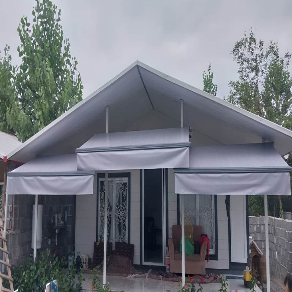 سایبان اتوماتیک سازه آلومینیومی