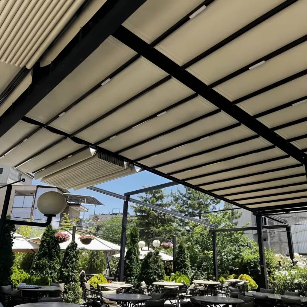 سایبان فول باکس شیراز برای فضای تجاری