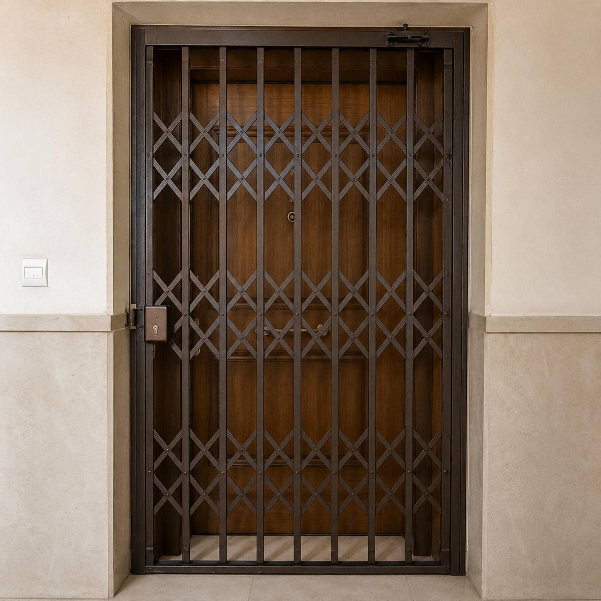 محافظ درب آپارتمان فلزی در شیراز