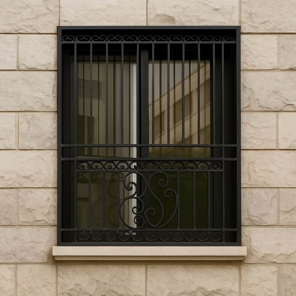 گارد پنجره شیراز مدل سنتی فرفورژه